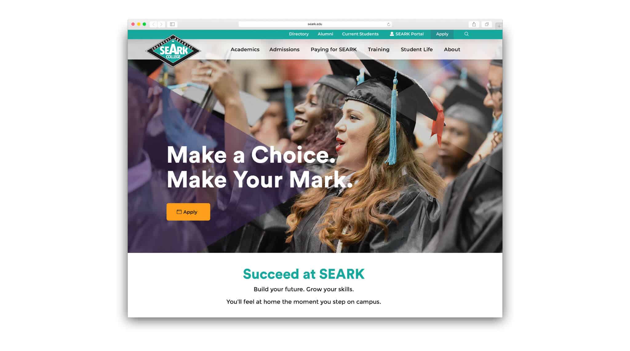 Seark.edu Screenshot